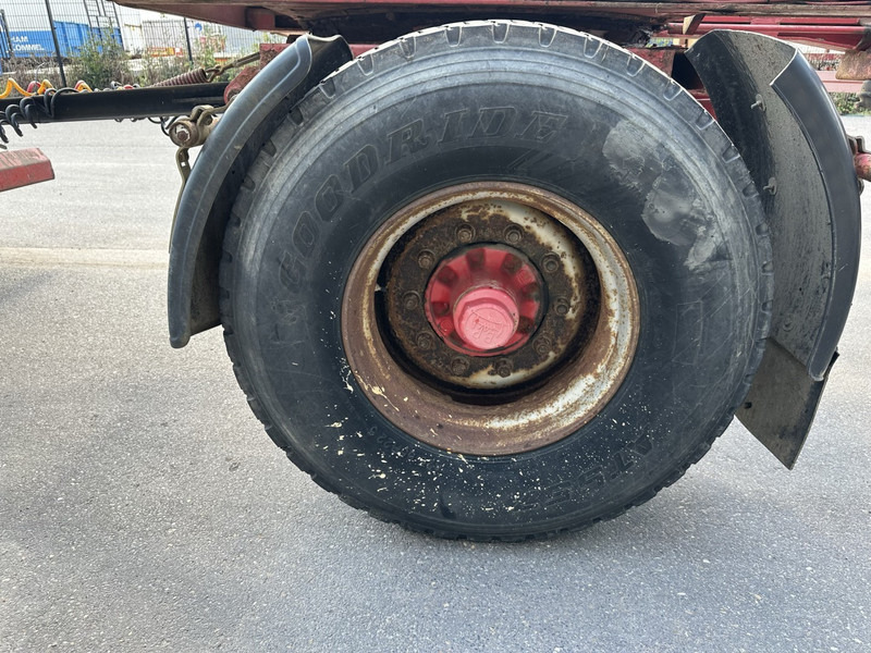 Container-transport/ Vekselflak tilhenger DEOM - SCHMIT R202P 2-AS CONTAINER TRANSPORT - BPW - GOEDE BANDEN - LUCHTVERING - BELGISCHE PAPIEREN: bilde 11