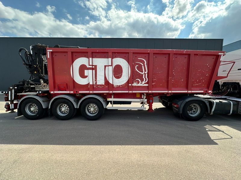 Åpen semitrailer LAG 3-AXLES ALU BOX + CRANE JONSORED 1090 DT-CORTO + CABIN - 2x EXTENDABLE - 5/6 F - BELGIAN PAPERS: bilde 20