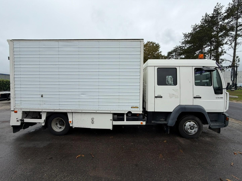 MAN LE 8.180 CLOSED BOX / KOFFER - DOKA - MANUAL GEARBOX - *248.000km* - STEEL SPRING / BLATT / LAMES - BE TRUCK - Skapbil: bilde 4 MAN LE 8.180 CLOSED BOX / KOFFER - DOKA - MANUAL GEARBOX - *248.000km* - STEEL SPRING / BLATT / LAMES - BE TRUCK - Skapbil: bilde 4