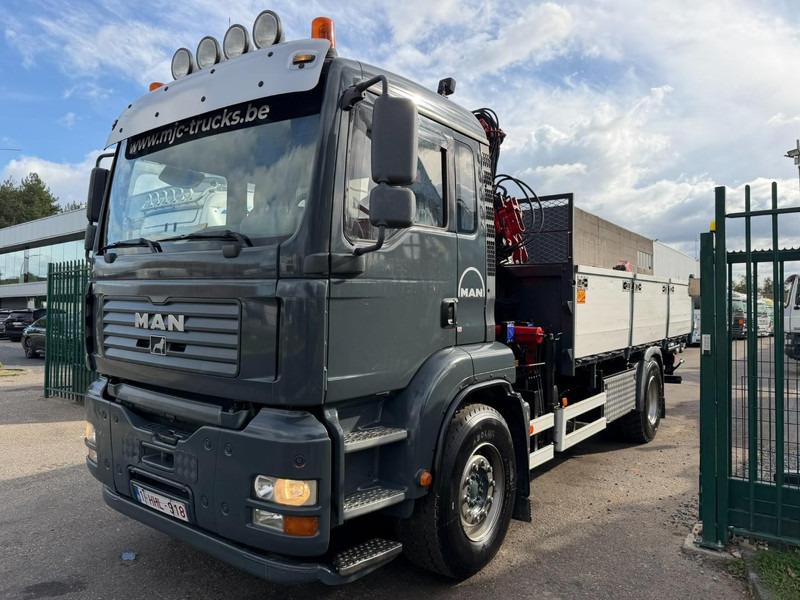 MAN TGA 18.350 4x2 TIPPER + CRANE HMF 1110 K2 + ROTATOR - STEEL SPRING / BLATT / BALLESTAS / LAMES - BE TRUCK - Tippbil, Kranbil: bilde 4 MAN TGA 18.350 4x2 TIPPER + CRANE HMF 1110 K2 + ROTATOR - STEEL SPRING / BLATT / BALLESTAS / LAMES - BE TRUCK - Tippbil, Kranbil: bilde 4
