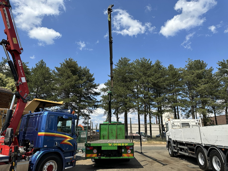 Kranbil MAN TGA 26.360 6X2 BL + CRANE PALFINGER PK 18500 (4x) - LIFT + STEERING AXLE - PLATFORM 7m75 - MANUAL GEARBOX: bilde 19
