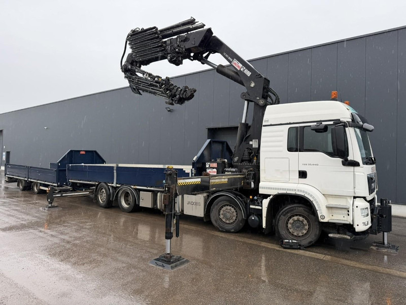 MAN TGS 35.440 8x2/4 HYDRO-DRIVE + KRAN HIAB 622 E-6 HIPRO + FLY-JIB 150X-6 + WINCH - FRONT STAB - LIFT + STEERING AXLE + PACTON 2-AXLE TRAILER - Planbil, Kranbil: bilde 1 MAN TGS 35.440 8x2/4 HYDRO-DRIVE + KRAN HIAB 622 E-6 HIPRO + FLY-JIB 150X-6 + WINCH - FRONT STAB - LIFT + STEERING AXLE + PACTON 2-AXLE TRAILER - Planbil, Kranbil: bilde 1