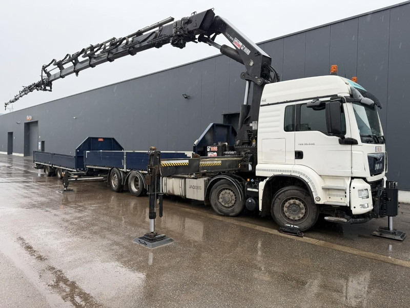 MAN TGS 35.440 8x2/4 HYDRO-DRIVE + KRAN HIAB 622 E-6 HIPRO + FLY-JIB 150X-6 + WINCH - FRONT STAB - LIFT + STEERING AXLE + PACTON 2-AXLE TRAILER - Planbil, Kranbil: bilde 2 MAN TGS 35.440 8x2/4 HYDRO-DRIVE + KRAN HIAB 622 E-6 HIPRO + FLY-JIB 150X-6 + WINCH - FRONT STAB - LIFT + STEERING AXLE + PACTON 2-AXLE TRAILER - Planbil, Kranbil: bilde 2