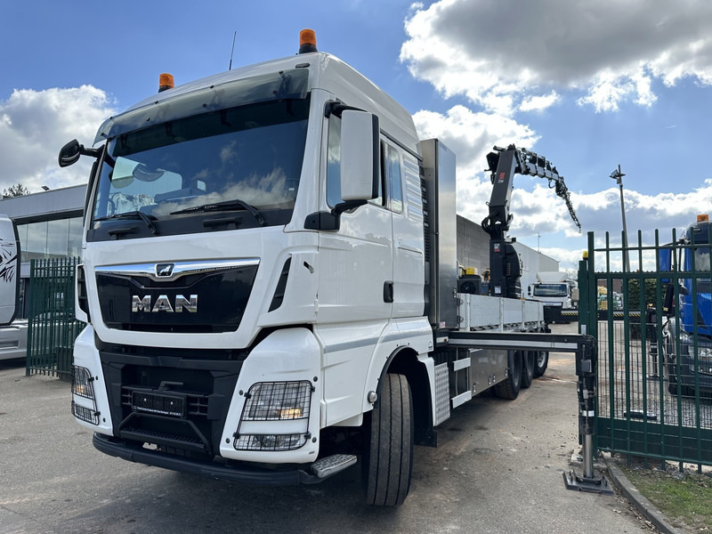MAN TGX 35.420 8x4-4 TRIDEM PRTISCHE 6m40 + KRAN (26m!) HIAB X-HIPRO 408 E-5 + JIB 100X-5 - *306.245km* - BE TRUCK - Planbil, Kranbil: bilde 4 MAN TGX 35.420 8x4-4 TRIDEM PRTISCHE 6m40 + KRAN (26m!) HIAB X-HIPRO 408 E-5 + JIB 100X-5 - *306.245km* - BE TRUCK - Planbil, Kranbil: bilde 4