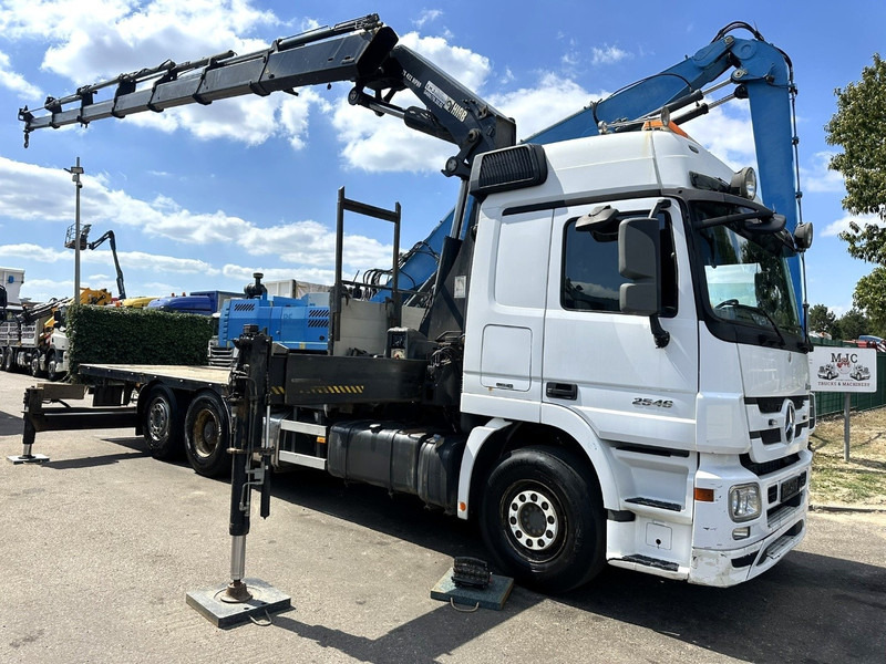 Mercedes-Benz ACTROS 2546 6x2 PRITSCHE + KRAN HIAB 422 EP-6 HIPRO - *415.000km* - PLATFORM 6m50 - LIFT AXLE - MP 3 - EURO 5 - BELGIAN PAPERS - Planbil, Kranbil: bilde 2 Mercedes-Benz ACTROS 2546 6x2 PRITSCHE + KRAN HIAB 422 EP-6 HIPRO - *415.000km* - PLATFORM 6m50 - LIFT AXLE - MP 3 - EURO 5 - BELGIAN PAPERS - Planbil, Kranbil: bilde 2