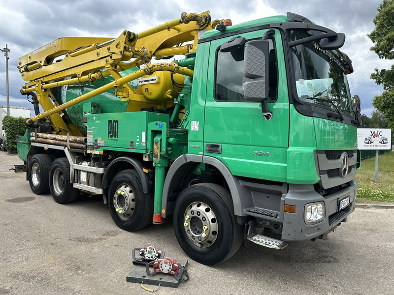 Mercedes-Benz ACTROS 3241 8x4 PUMI PM M 21-3 (21m) Putzmeister - *238.000km* / 1586H - EPS - BLADVERING / NAAFREDUCTIE - Betongpumpe: bilde 2 Mercedes-Benz ACTROS 3241 8x4 PUMI PM M 21-3 (21m) Putzmeister - *238.000km* / 1586H - EPS - BLADVERING / NAAFREDUCTIE - Betongpumpe: bilde 2