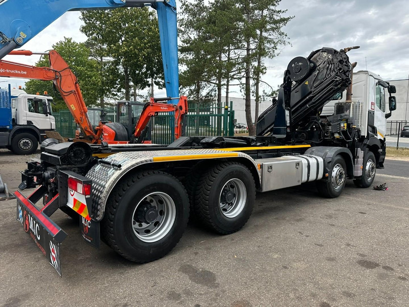 Renault C460 8x4 HOOKLIFT + (19m!) CRANE HIAB 288 E-6 HIDUO - RADIO - 5/6 F - STEEL SPRING / HUB REDUCTION - BE TRUCK - Krokbil, Kranbil: bilde 5 Renault C460 8x4 HOOKLIFT + (19m!) CRANE HIAB 288 E-6 HIDUO - RADIO - 5/6 F - STEEL SPRING / HUB REDUCTION - BE TRUCK - Krokbil, Kranbil: bilde 5