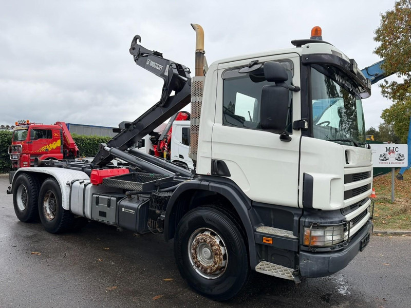 Scania 114C-380 6X4 HOOKLIFT / GANCHO HIAB MULTILIFT - RETARDER - A/C - EURO 3 - SPRING / BALLESTAS / BLATT / LAMES - Krokbil: bilde 1 Scania 114C-380 6X4 HOOKLIFT / GANCHO HIAB MULTILIFT - RETARDER - A/C - EURO 3 - SPRING / BALLESTAS / BLATT / LAMES - Krokbil: bilde 1