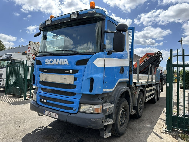 Scania G440 8x4 PRITSCHE + (25m!) KRAN PALFINGER PK78002 SH G 8x + WINCH - PLATFORM 6m25 - SCHALT - AP ACHSEN - BLATT - EURO 5 - BELGISCHE - Planbil, Kranbil: bilde 4 Scania G440 8x4 PRITSCHE + (25m!) KRAN PALFINGER PK78002 SH G 8x + WINCH - PLATFORM 6m25 - SCHALT - AP ACHSEN - BLATT - EURO 5 - BELGISCHE - Planbil, Kranbil: bilde 4