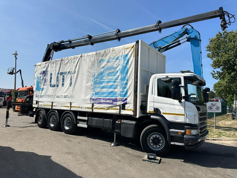 Scania P410 8x4 TRIDEM + CRANE HIAB 244 EP-4 HIDUO - RETARDER - LIFT + STEERING AXLE - *327.000km* - RADIO - Kranbil: bilde 1 Scania P410 8x4 TRIDEM + CRANE HIAB 244 EP-4 HIDUO - RETARDER - LIFT + STEERING AXLE - *327.000km* - RADIO - Kranbil: bilde 1