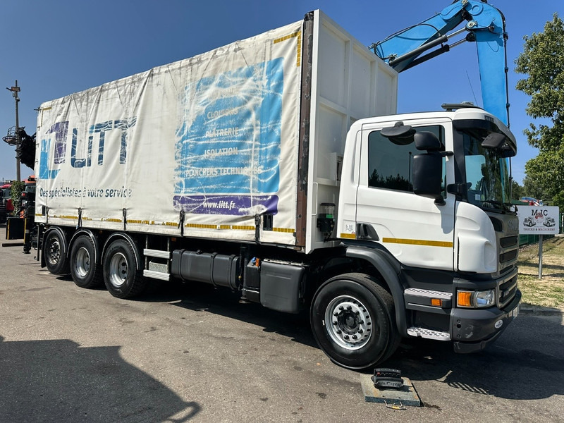 Scania P410 8x4 TRIDEM PRITSCHE PLANE + KRAN HIAB 244 EP-4 HIDUO - RETARDER - LIFT + STEERING AXLE - *327.000km* - RADIO - Kapellbil, Kranbil: bilde 3 Scania P410 8x4 TRIDEM PRITSCHE PLANE + KRAN HIAB 244 EP-4 HIDUO - RETARDER - LIFT + STEERING AXLE - *327.000km* - RADIO - Kapellbil, Kranbil: bilde 3