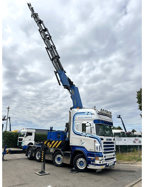 Scania R500 8x2 + CRANE 100Tm! PALFINGER PK100002 G 8x + 1 ME - RETARDER - ALCOA DURA BRIGHT - LIFT + STEERING - 5/6 HYDR F - TÜV 05/2026 - TOP CONDITION - Kranbil: bilde 5 Scania R500 8x2 + CRANE 100Tm! PALFINGER PK100002 G 8x + 1 ME - RETARDER - ALCOA DURA BRIGHT - LIFT + STEERING - 5/6 HYDR F - TÜV 05/2026 - TOP CONDITION - Kranbil: bilde 5