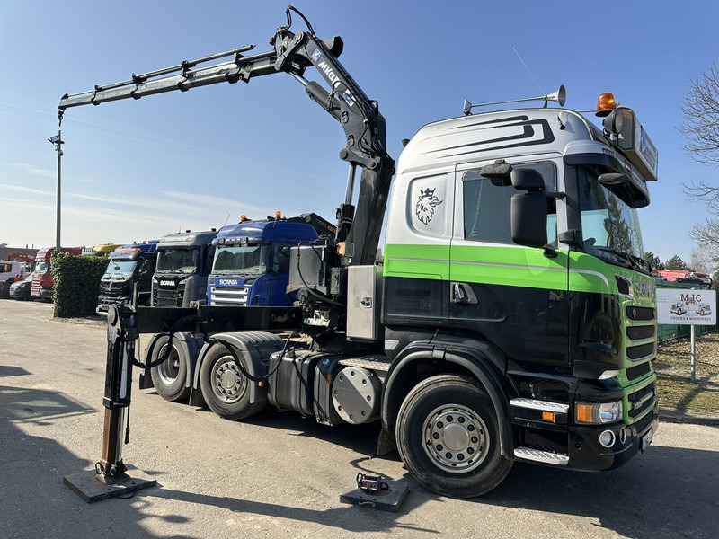 Scania R500 V8 6x2 + KRAN MKG HLK 231 HP (23tm) - 4x HYDR - RADIO - RETARDER - MANUAL - LIFT + STEERING AXLE - Kranbil: bilde 1 Scania R500 V8 6x2 + KRAN MKG HLK 231 HP (23tm) - 4x HYDR - RADIO - RETARDER - MANUAL - LIFT + STEERING AXLE - Kranbil: bilde 1