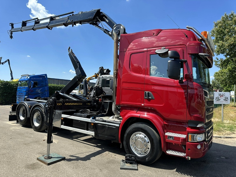 Scania R580 6X2 V8 HOOKLIFT + CRANE HIAB 211 E-4 HIPRO - ROTATOR - RETARDER - ALCOA ALU - RADIO - NL TRUCK - Krokbil, Kranbil: bilde 1 Scania R580 6X2 V8 HOOKLIFT + CRANE HIAB 211 E-4 HIPRO - ROTATOR - RETARDER - ALCOA ALU - RADIO - NL TRUCK - Krokbil, Kranbil: bilde 1