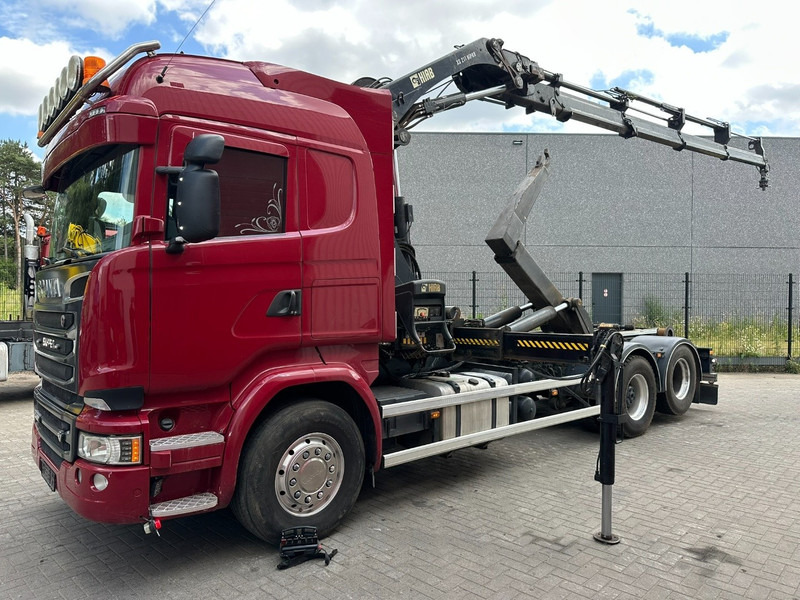 Scania R580 6X2 V8 HOOKLIFT + CRANE HIAB 211 E-4 HIPRO - ROTATOR - RETARDER - RADIO - NL TRUCK - Krokbil, Kranbil: bilde 3 Scania R580 6X2 V8 HOOKLIFT + CRANE HIAB 211 E-4 HIPRO - ROTATOR - RETARDER - RADIO - NL TRUCK - Krokbil, Kranbil: bilde 3