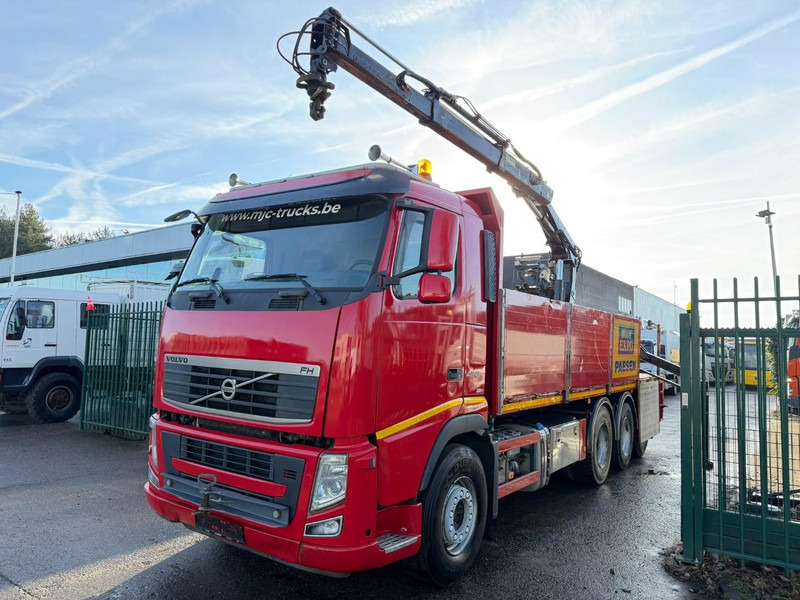 Volvo FH 420 8x4 TRIDEM PRITSCHE + KRAN HIAB ROLLER 130 R - PLATFORM 8m - LIFT + LENK-ACHSE - I-SHIFT - EURO 5 - BELGISCHE LKW - Planbil, Kranbil: bilde 4 Volvo FH 420 8x4 TRIDEM PRITSCHE + KRAN HIAB ROLLER 130 R - PLATFORM 8m - LIFT + LENK-ACHSE - I-SHIFT - EURO 5 - BELGISCHE LKW - Planbil, Kranbil: bilde 4