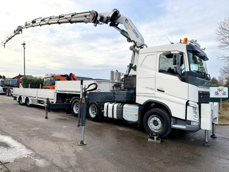 Volvo FH 460 6X4 + CRANE COPMA 530.7 + FlY-JIB 3 + A&C NOYENS LOWLOADER - 2x HYDR STEERING AXLES - Kranbil: bilde 1 Volvo FH 460 6X4 + CRANE COPMA 530.7 + FlY-JIB 3 + A&C NOYENS LOWLOADER - 2x HYDR STEERING AXLES - Kranbil: bilde 1