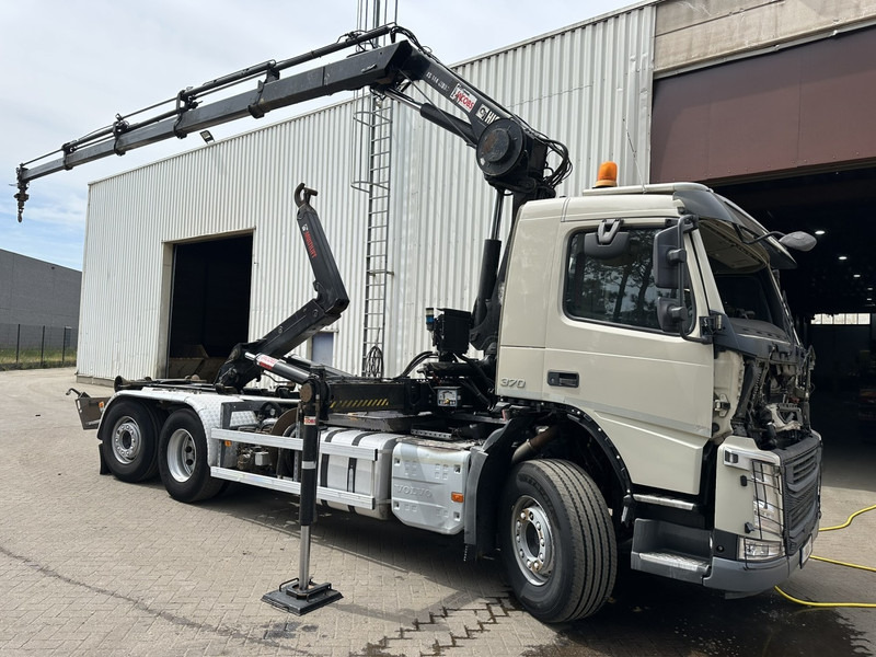 Volvo FM 370 6x2 HOOKLIFT 21T + CRANE HIAB 144 E-4 HIDUO - ENGINE / GEARBOX OK - CHASSIS OK - RUNNING + DRIVING - BE TRUCK - Krokbil, Kranbil: bilde 1 Volvo FM 370 6x2 HOOKLIFT 21T + CRANE HIAB 144 E-4 HIDUO - ENGINE / GEARBOX OK - CHASSIS OK - RUNNING + DRIVING - BE TRUCK - Krokbil, Kranbil: bilde 1
