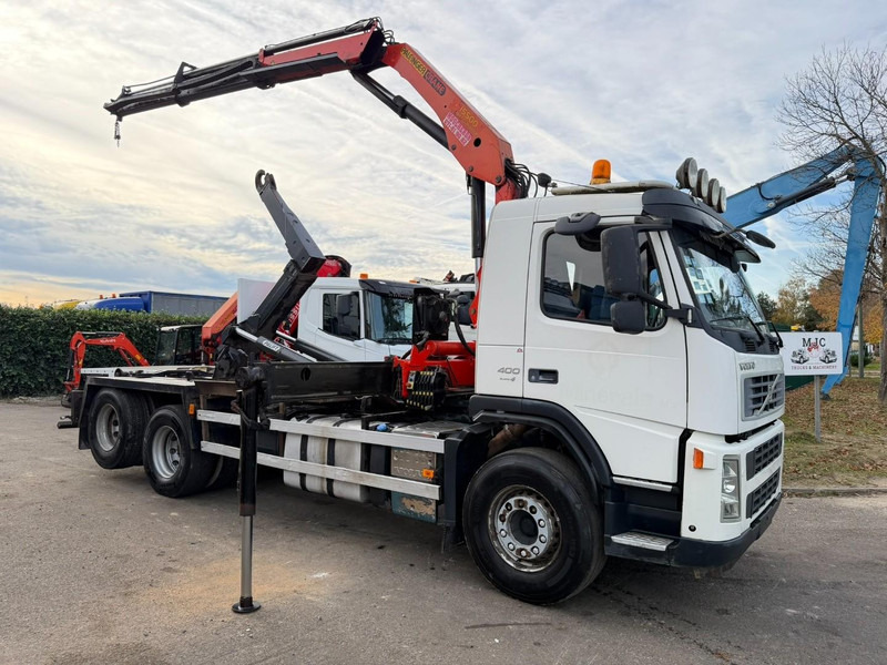 Volvo FM 400 6x2 HOOKLIFT + CRANE PALFINGER PK 15500 B (2x) - 5/6 F - MANUAL - EURO 4 - BE TRUCK - Krokbil, Kranbil: bilde 1 Volvo FM 400 6x2 HOOKLIFT + CRANE PALFINGER PK 15500 B (2x) - 5/6 F - MANUAL - EURO 4 - BE TRUCK - Krokbil, Kranbil: bilde 1