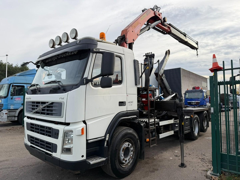 Volvo FM 400 6x2 HOOKLIFT + CRANE PALFINGER PK 15500 B (2x) - 5/6 F - MANUAL - EURO 4 - BE TRUCK - Krokbil, Kranbil: bilde 2 Volvo FM 400 6x2 HOOKLIFT + CRANE PALFINGER PK 15500 B (2x) - 5/6 F - MANUAL - EURO 4 - BE TRUCK - Krokbil, Kranbil: bilde 2