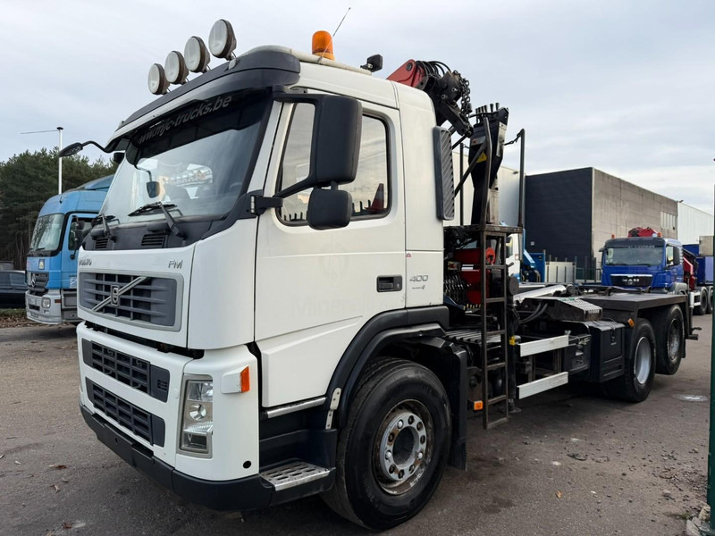 Volvo FM 400 6x2 HOOKLIFT + CRANE PALFINGER PK 15500 B (2x) - 5/6 F - MANUAL - EURO 4 - BE TRUCK - Krokbil, Kranbil: bilde 4 Volvo FM 400 6x2 HOOKLIFT + CRANE PALFINGER PK 15500 B (2x) - 5/6 F - MANUAL - EURO 4 - BE TRUCK - Krokbil, Kranbil: bilde 4