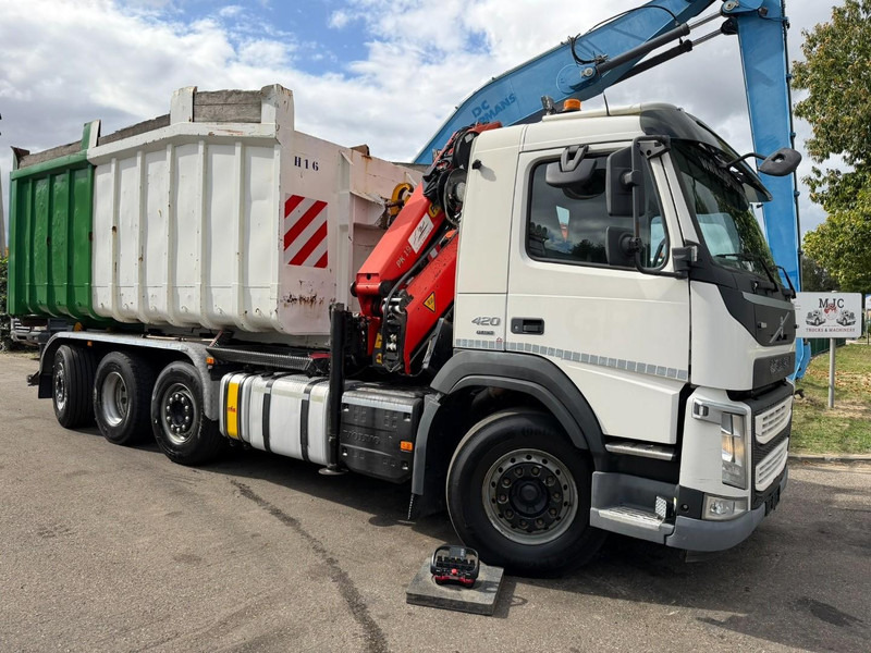 Volvo FM 420 8x2 HOOKLIFT + CRANE PALFINGER PK19.001 SLD B - *294.000km* - EURO 6 - LIFT + STEERING AXLE - I SHIFT - BE TRUCK - Krokbil, Kranbil: bilde 2 Volvo FM 420 8x2 HOOKLIFT + CRANE PALFINGER PK19.001 SLD B - *294.000km* - EURO 6 - LIFT + STEERING AXLE - I SHIFT - BE TRUCK - Krokbil, Kranbil: bilde 2