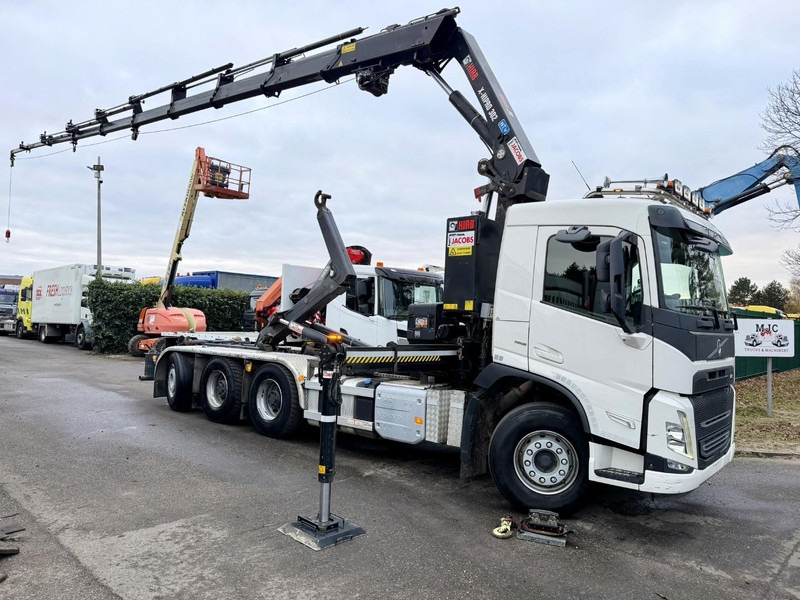Volvo FM 500 8X4 TRIDEM HOOKLIFT + (25m!) CRANE HIAB 302 E-8x + 1 ME + WINCH - *127.000km* - *1976h crane hours* - TOP CONDITION - BE TRUCK - Krokbil, Kranbil: bilde 1 Volvo FM 500 8X4 TRIDEM HOOKLIFT + (25m!) CRANE HIAB 302 E-8x + 1 ME + WINCH - *127.000km* - *1976h crane hours* - TOP CONDITION - BE TRUCK - Krokbil, Kranbil: bilde 1