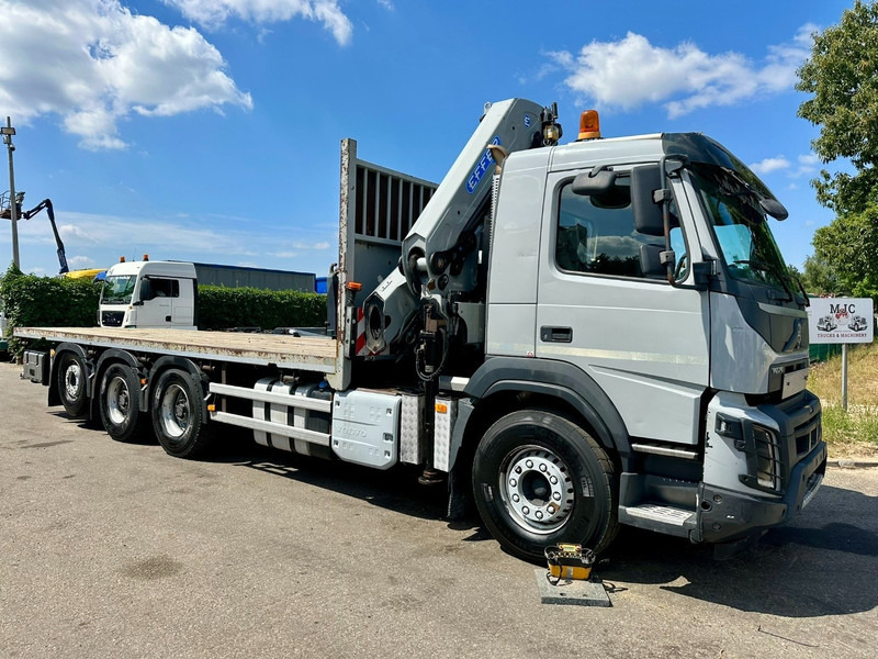 Volvo FMX 330 8x4 TRIDEM PRITSCHE + KRAN EFFER 265 / 6S - PLATFORM 7m50 - EURO 6 - RADIO - *473.000km* - TÜV 05/2026 - BE TRUCK - Planbil, Kranbil: bilde 1 Volvo FMX 330 8x4 TRIDEM PRITSCHE + KRAN EFFER 265 / 6S - PLATFORM 7m50 - EURO 6 - RADIO - *473.000km* - TÜV 05/2026 - BE TRUCK - Planbil, Kranbil: bilde 1