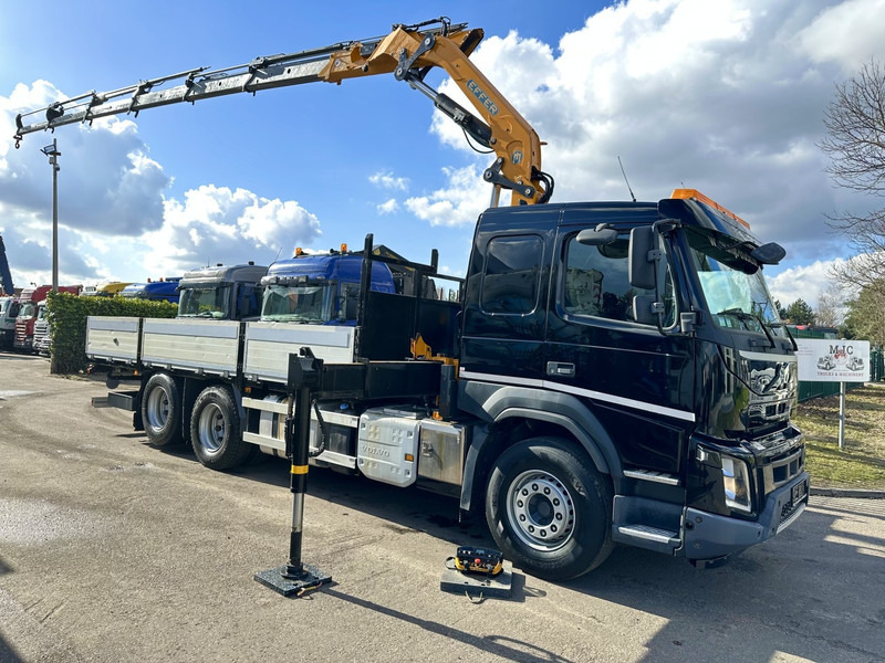 Volvo FMX 370 6x2 PLATFORM 6M35 + CRANE EFFER 215/6S -*127.000km* - LIFT AXLE - DOUBLE WHEELS - I SHIFT - EURO 6 - BE PAPERS - Kranbil: bilde 1 Volvo FMX 370 6x2 PLATFORM 6M35 + CRANE EFFER 215/6S -*127.000km* - LIFT AXLE - DOUBLE WHEELS - I SHIFT - EURO 6 - BE PAPERS - Kranbil: bilde 1