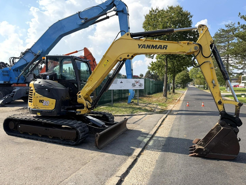 Yanmar VIO 80 8T - EXTRA HYDR F - 2013h - BLADE - A/C - QUICKHITCH - CE - BE MACHINE - Minigraver: bilde 1 Yanmar VIO 80 8T - EXTRA HYDR F - 2013h - BLADE - A/C - QUICKHITCH - CE - BE MACHINE - Minigraver: bilde 1