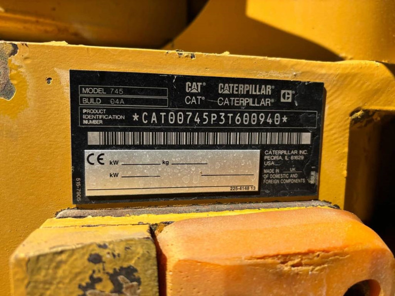 Cat 745 04A - Rammestyrt dumper: bilde 4 Cat 745 04A - Rammestyrt dumper: bilde 4