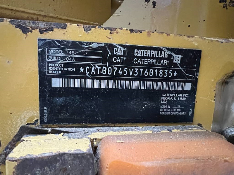 Rammestyrt dumper Cat 745: bilde 9 Rammestyrt dumper Cat 745: bilde 9