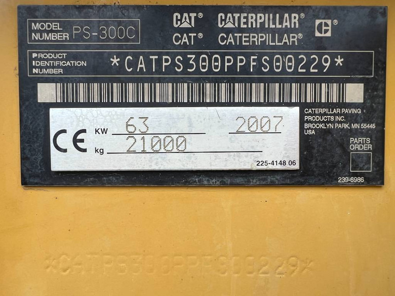 Gummihjuls vals Cat PS300C: bilde 5