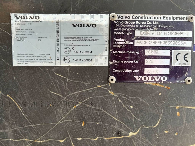 Volvo EC380E HR UHD - Beltegraver: bilde 4 Volvo EC380E HR UHD - Beltegraver: bilde 4