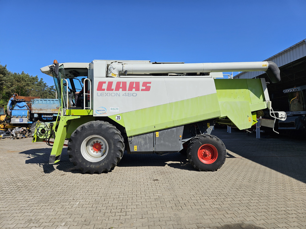 Claas Lexion 480 - Skurtresker: bilde 2 Claas Lexion 480 - Skurtresker: bilde 2