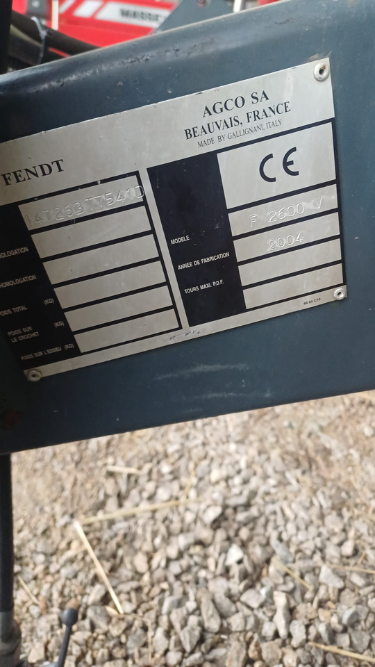 Rundballepresse fendt 2600V: bilde 6