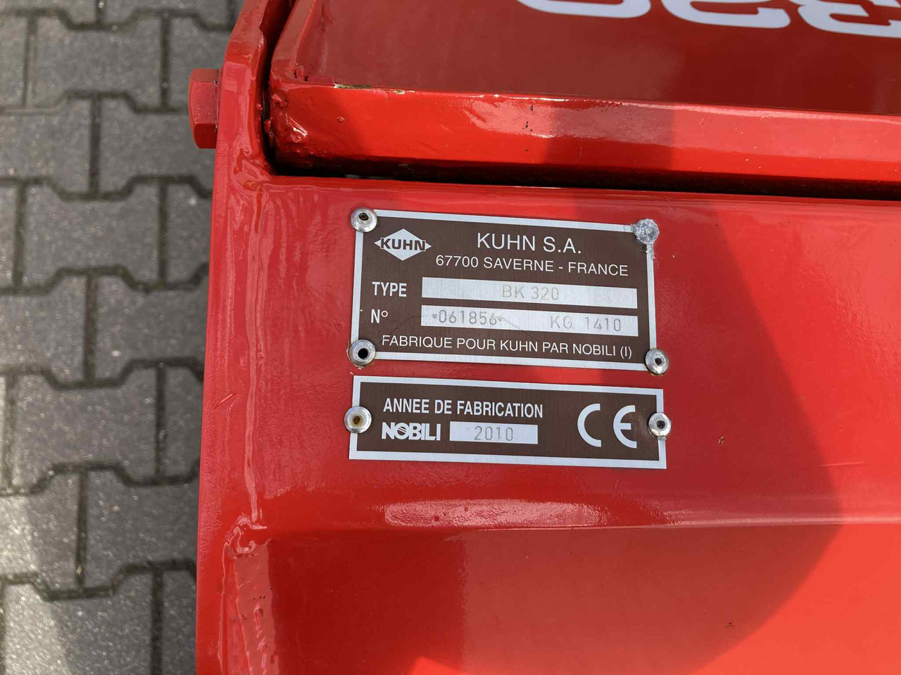 Kuhn BK320 - Slåmaskin: bilde 3 Kuhn BK320 - Slåmaskin: bilde 3