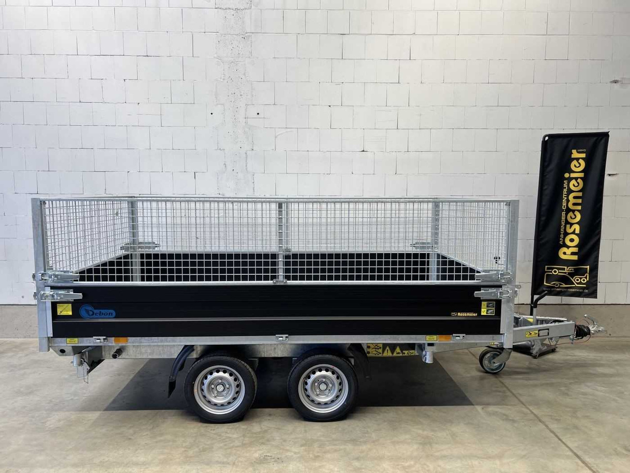 CHEVAL LIBERTE DEBON PW3.3E Black Gitter Dreiseitenkipper - Tipphenger: bilde 2 CHEVAL LIBERTE DEBON PW3.3E Black Gitter Dreiseitenkipper - Tipphenger: bilde 2