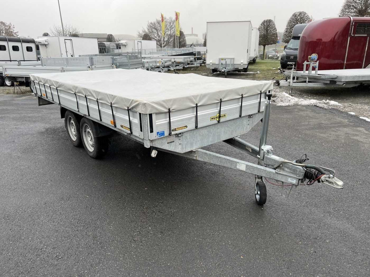 HUMBAUR HT 254118 Hochlader - Planhenger/ Flathenger: bilde 1 HUMBAUR HT 254118 Hochlader - Planhenger/ Flathenger: bilde 1