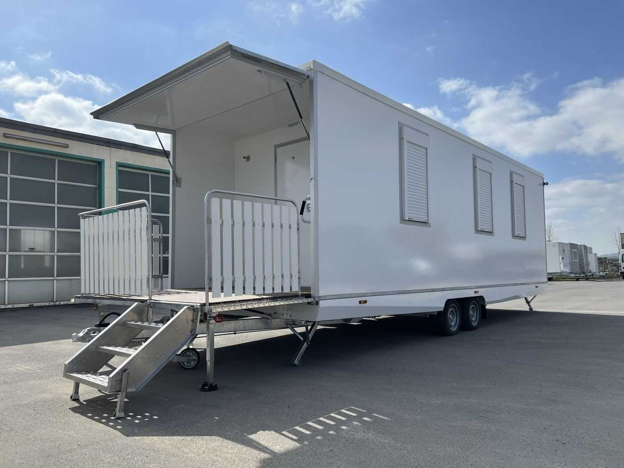 ROSEMEIER EW TA-NO Mannschaftswagen 730 Veranda Mannschaftswagen - Container og brakker, Tilhenger: bilde 1 ROSEMEIER EW TA-NO Mannschaftswagen 730 Veranda Mannschaftswagen - Container og brakker, Tilhenger: bilde 1