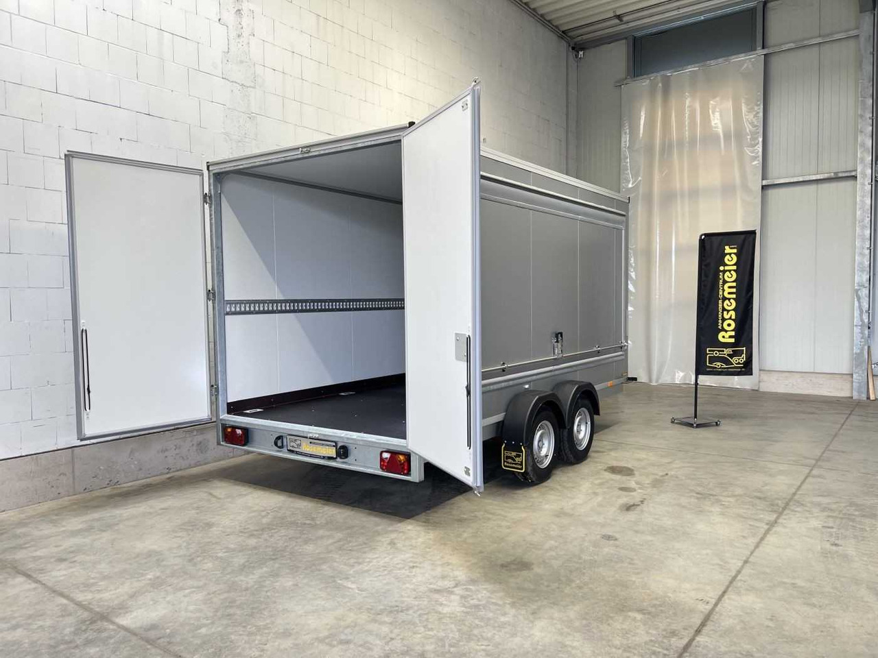 Ny Skaphenger VEZEKO TK D 27.40 Flügeltüren+Seitenk Kofferanhänger Promotionanhänger: bilde 8