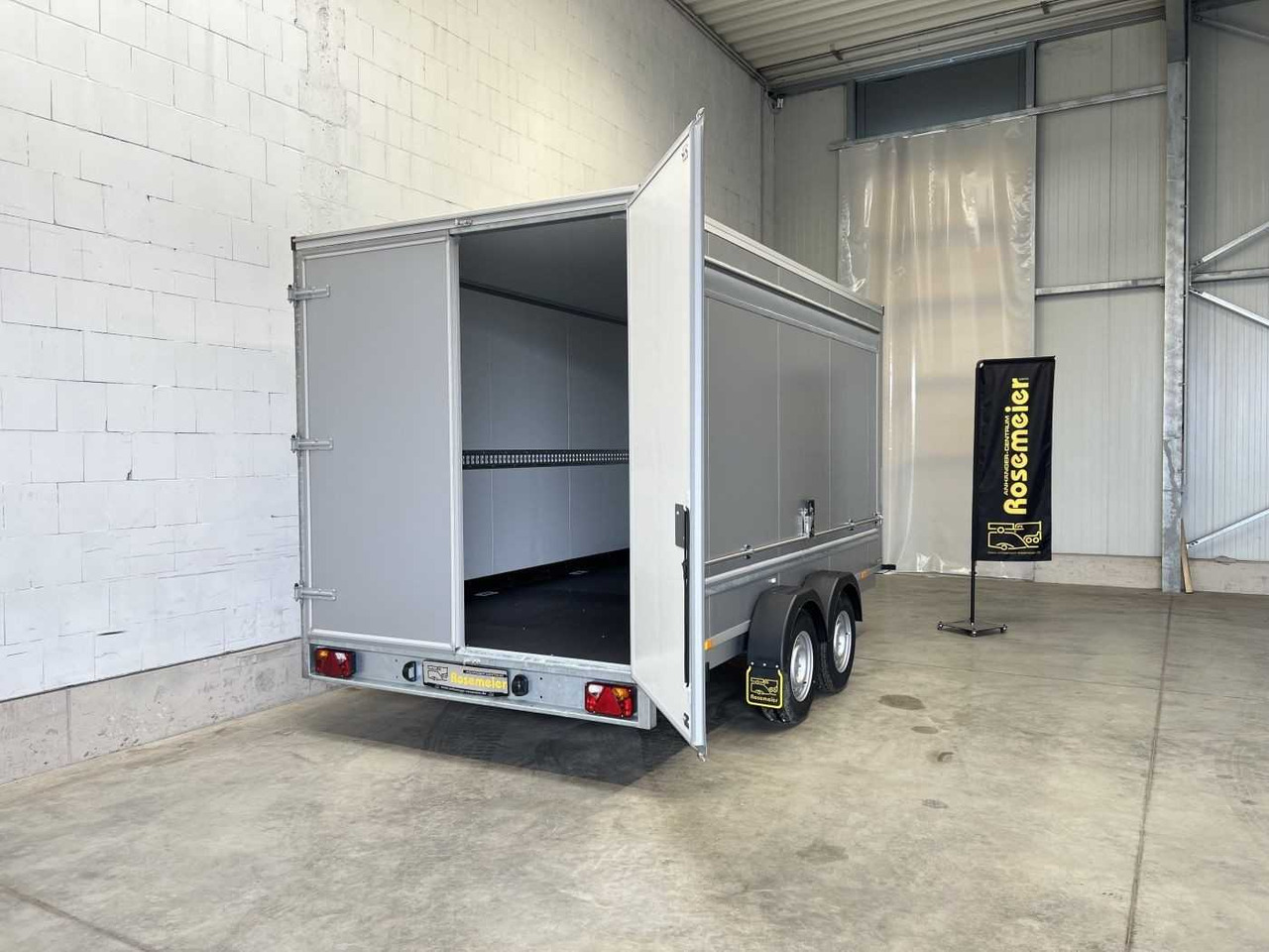 Ny Skaphenger VEZEKO TK D 27.40 Flügeltüren+Seitenk Kofferanhänger Promotionanhänger: bilde 17