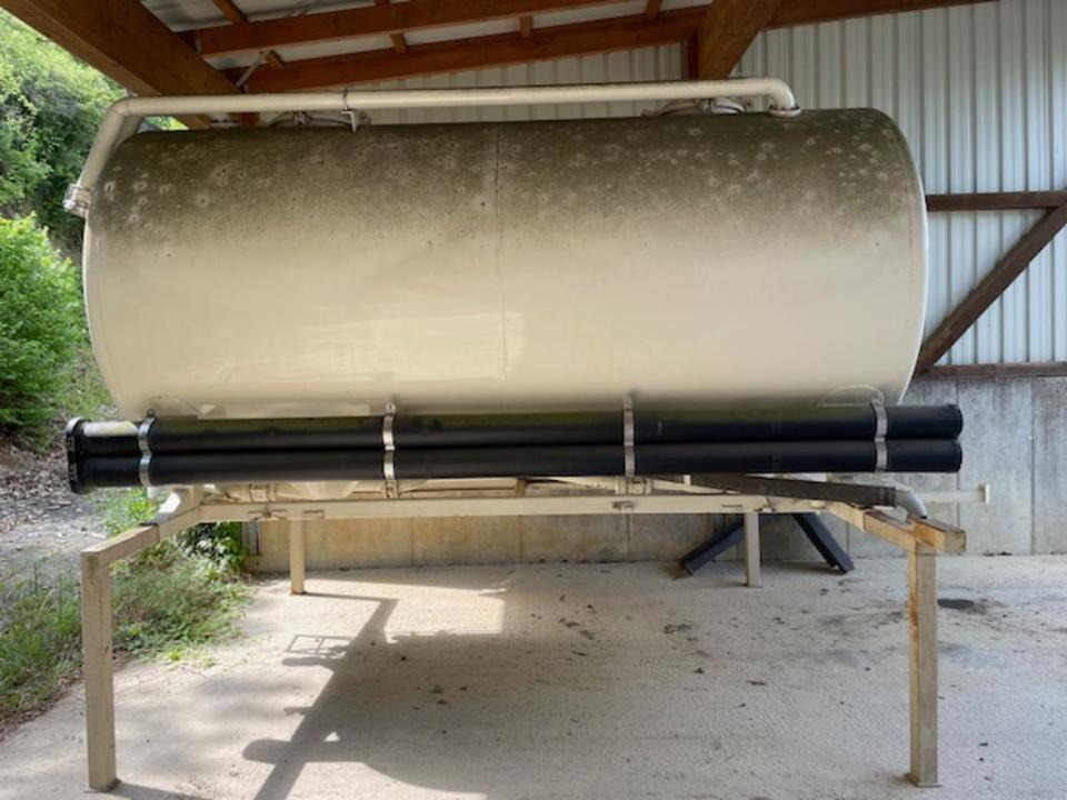 Wechselbrücke mit Silobehälter für den Mehltransport - Tankcontainer: bilde 2 Wechselbrücke mit Silobehälter für den Mehltransport - Tankcontainer: bilde 2