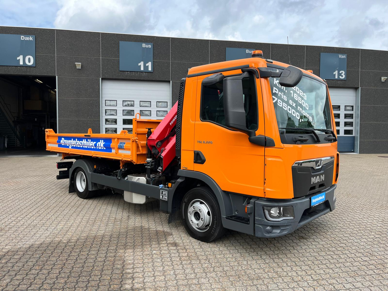 MAN TGL 8.220 - Tippbil, Kranbil: bilde 3 MAN TGL 8.220 - Tippbil, Kranbil: bilde 3