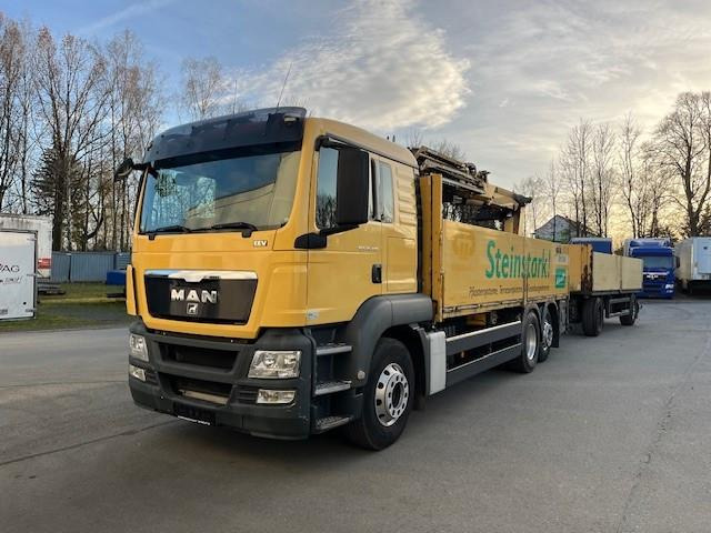 MAN TGS 26.400 Baustoff LKW mit Ladekran Atlas 210.2 MAN TGS 26.400 Baustoff LKW mit Ladekran Atlas 210.2 - Planbil, Kranbil: bilde 1 MAN TGS 26.400 Baustoff LKW mit Ladekran Atlas 210.2 MAN TGS 26.400 Baustoff LKW mit Ladekran Atlas 210.2 - Planbil, Kranbil: bilde 1