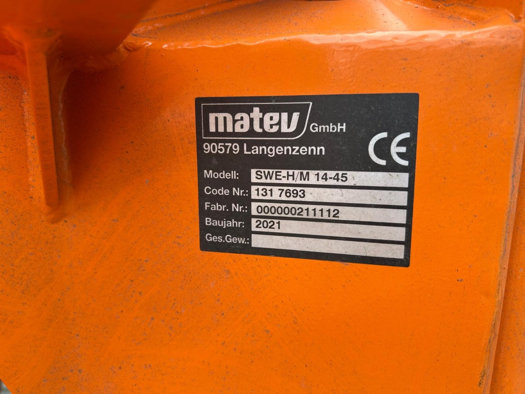 Matev SWE-H/M 14-45 - Slåmaskin: bilde 3 Matev SWE-H/M 14-45 - Slåmaskin: bilde 3