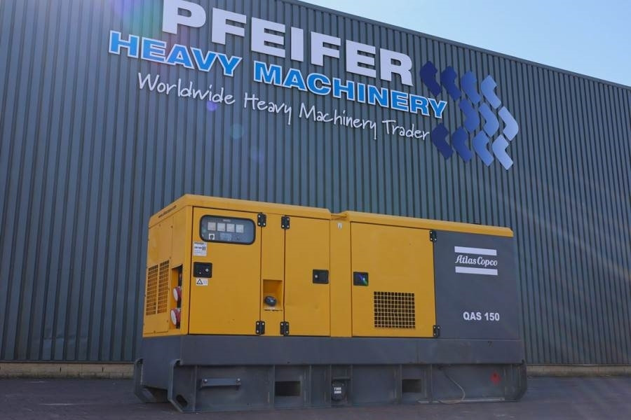 Atlas Copco QAS 150 Diesel, 150KVA - Elektrisk generator: bilde 1 Atlas Copco QAS 150 Diesel, 150KVA - Elektrisk generator: bilde 1