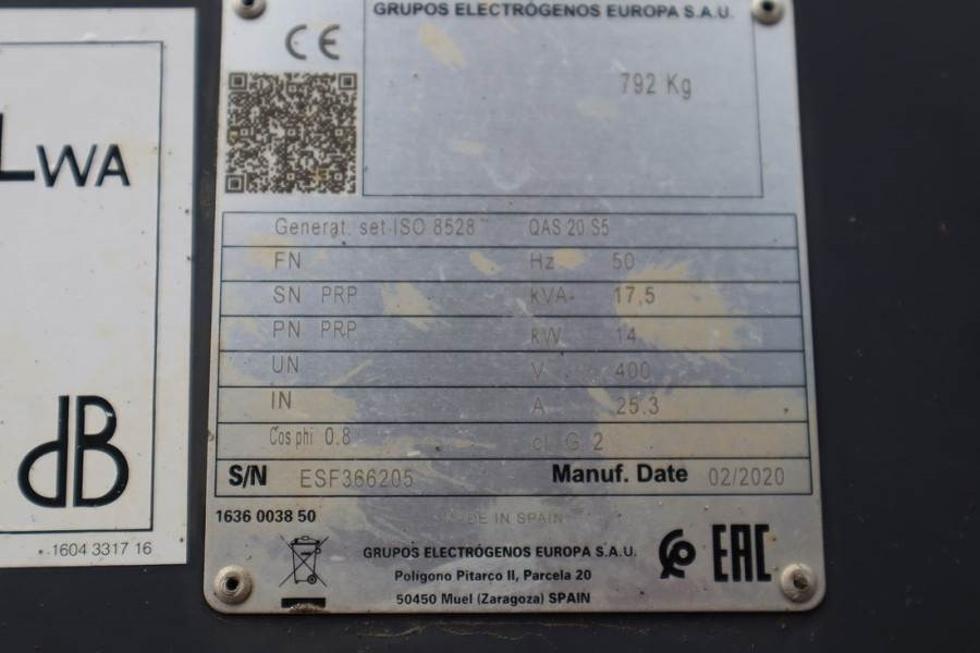 Atlas Copco QAS 20 S5 Valid inspection, *Guarantee! Diesel, 17 - Elektrisk generator: bilde 3 Atlas Copco QAS 20 S5 Valid inspection, *Guarantee! Diesel, 17 - Elektrisk generator: bilde 3