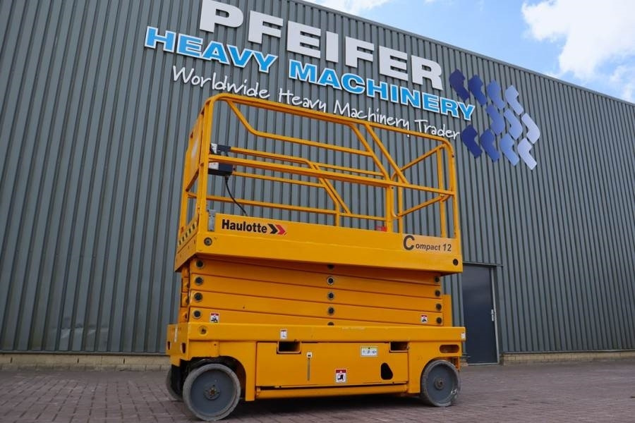 Haulotte Compact 12 Electric, 12m Working Height, 300kg Cap - Sakselift: bilde 1 Haulotte Compact 12 Electric, 12m Working Height, 300kg Cap - Sakselift: bilde 1