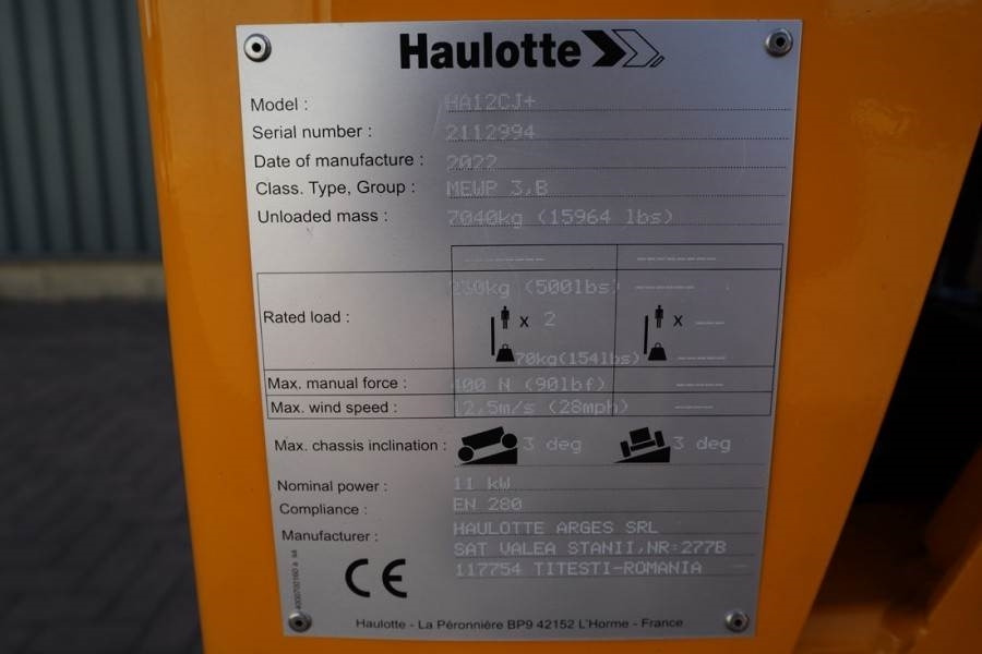 Leie Haulotte HA12CJ+ Valid inspection, *Guarantee! Electric, 12  Haulotte HA12CJ+ Valid inspection, *Guarantee! Electric, 12: bilde 6